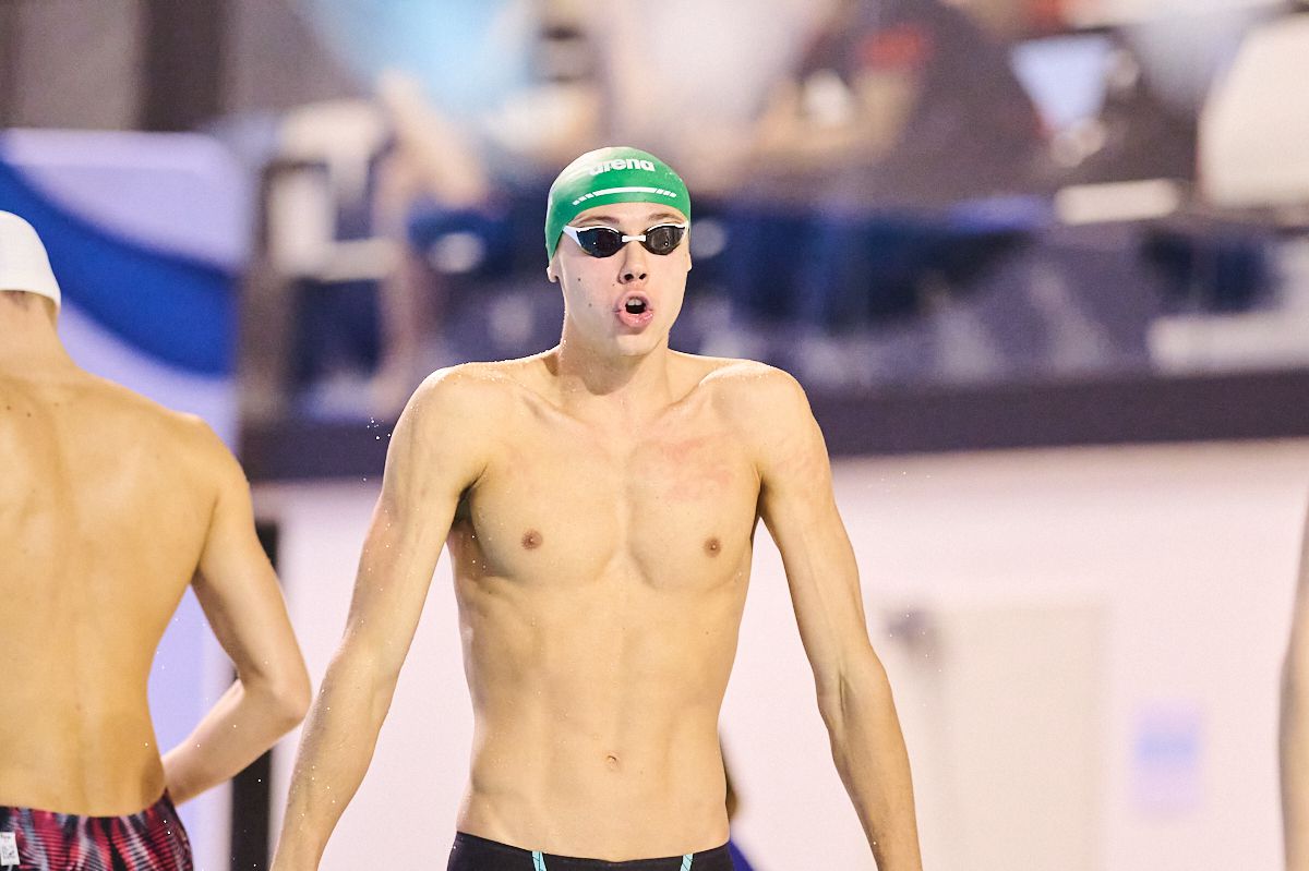 FOTO David Popovici, primul loc în finala de la 100m liber la Campionatele Naționale în bazin scurt