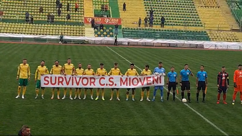 CS Mioveni, protest în Liga 2, înaintea meciului cu FC Bihor Oradea