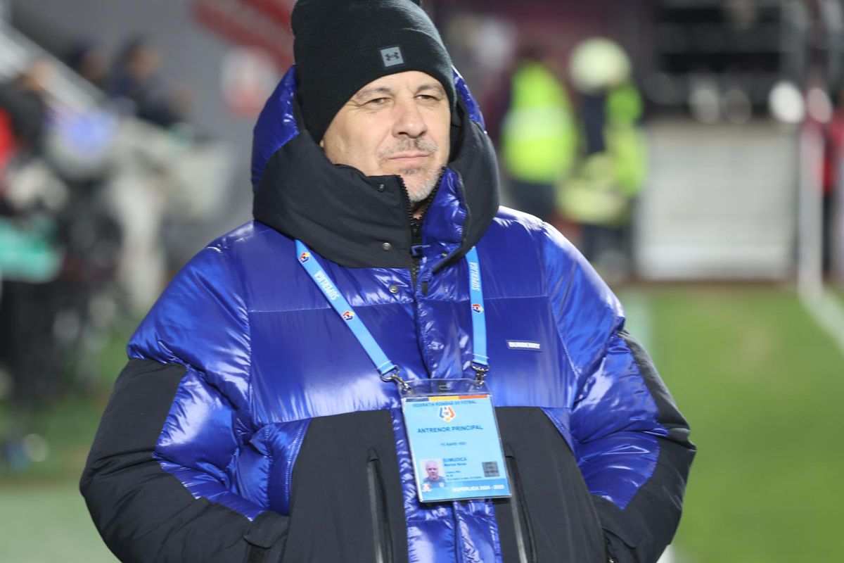 Accesoriul cu care Marius Șumudică a venit la Rapid - UTA: „E un cadou”