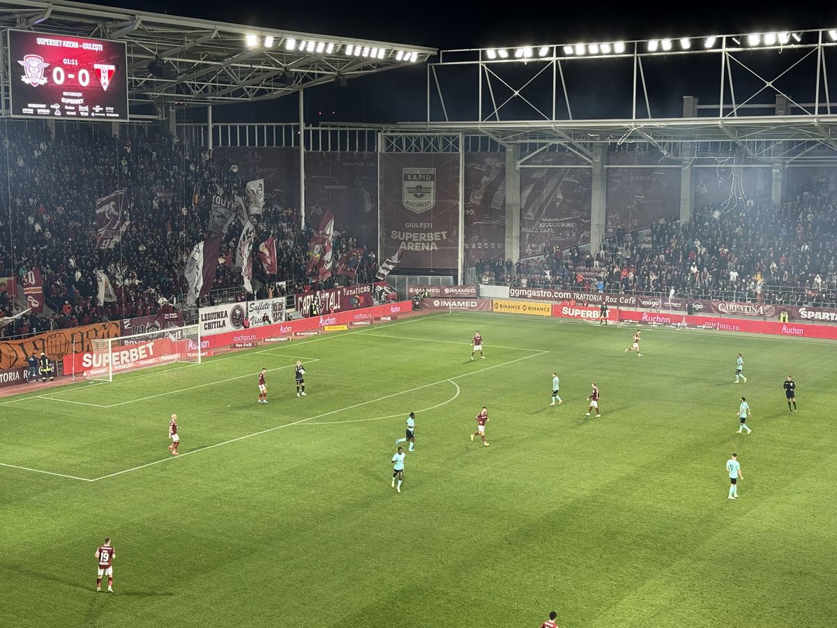 Șumudică a dus la alt nivel regula U21 la meciul Rapid - UTA! Ce s-a întâmplat vreme de 20 de minute