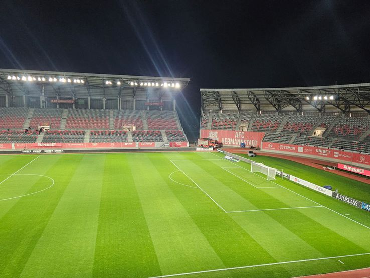 Stadionul Municipal din Sibiu (Hermannstadt). Foto: Cristi Preda (GSP)