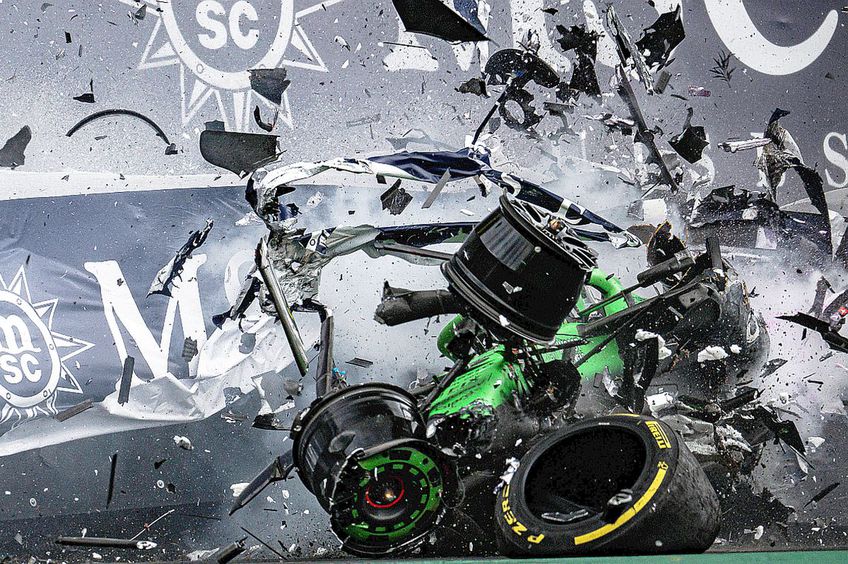 Așa arăta monopostul lui Bortoleto în momentul impactului // foto: Imago Images