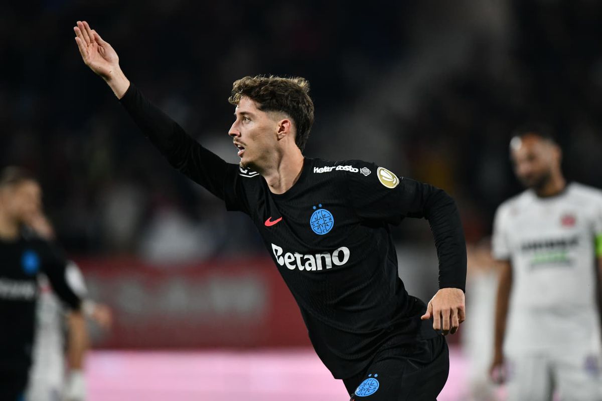 Dennis Politic a înscris primul gol în campionat pentru FCSB: „Nu mă încearcă nimic atunci când mă uit la Dinamo”