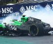 Accident înfiorător în F1! La 339 de km/h, mașina a fost făcută zob!