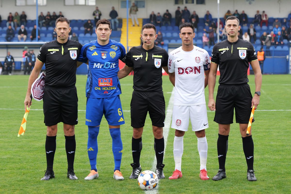Unirea Slobozia - CFR Cluj, duel din etapa a 16-a din Superligă