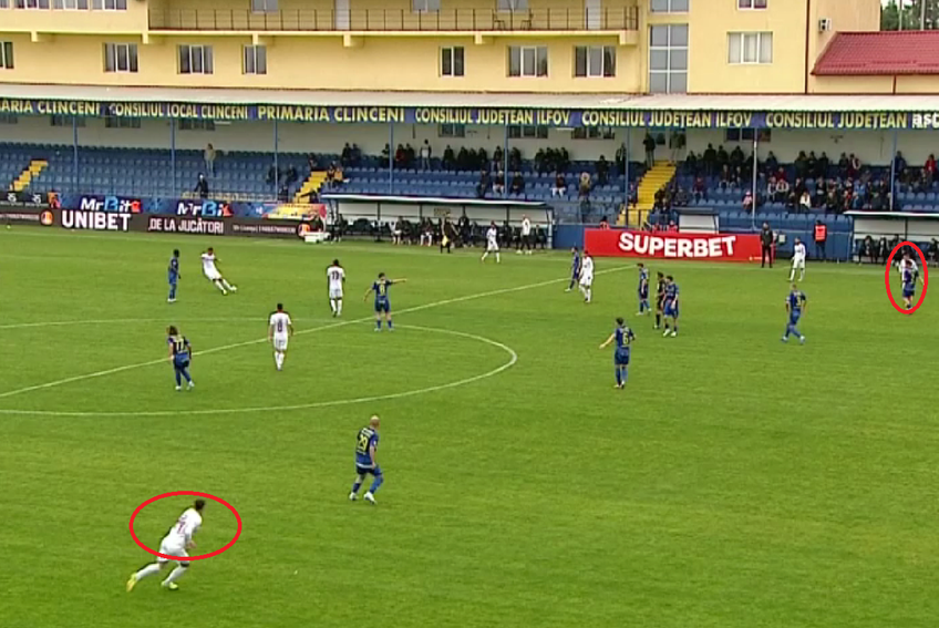 Fază controversată în prima repriză a meciului Unirea Slobozia - CFR Cluj, din runda cu numărul 16 din Superliga. Golul marcat de Andrei Cordea (26 de ani), aripa dreaptă a ardelenilor, a fost înscris dintr-o poziție suspectă de ofsaid.