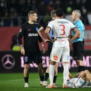 Bîrligea, roșu primit în Hermannstadt - FCSB / FOTO: Cristi Preda (GSP.ro)