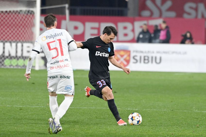 Risto Radunovic în Hermannstadt - FCSB // foto: Sport Pictures