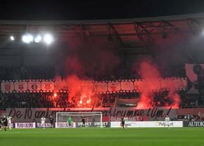 „De 10 ani rulăm cel mai frumos film!” » Scenografie aniversară la Hermannstadt - FCSB