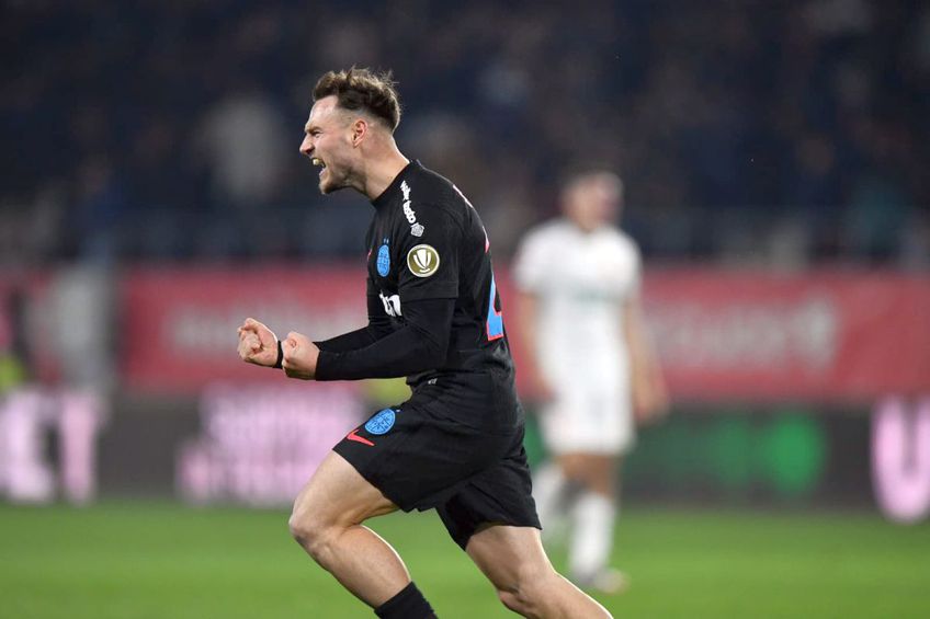 Dennis Politic în Hermannstadt - FCSB // foto: Cristi Preda (GSP.ro)