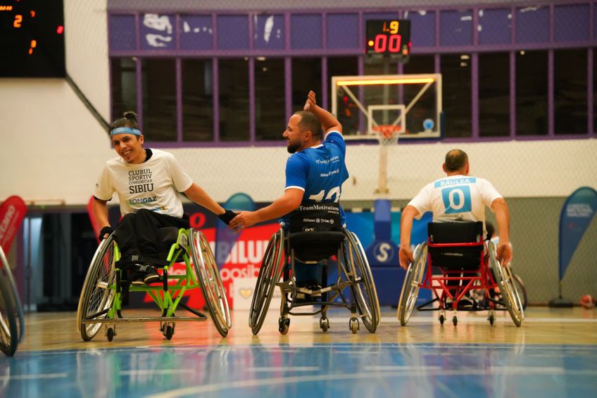 Etapa 1 a Campionatului Național de Baschet în Fotoliu Rulant/Foto: Comitetul Național Paralimpic