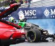 Accident înfiorător în F1! La 339 de km/h, mașina a fost făcută zob!