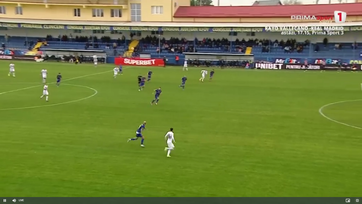 Golul marcat de Andrei Cordea în Unirea Slobozia - CFR Cluj