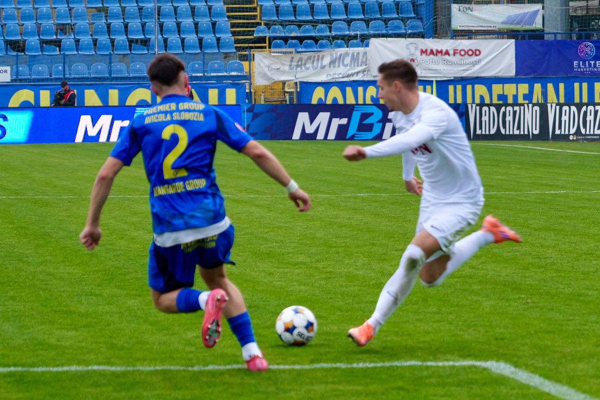 Unirea Slobozia - CFR Cluj, duel din etapa a 16-a din Superligă