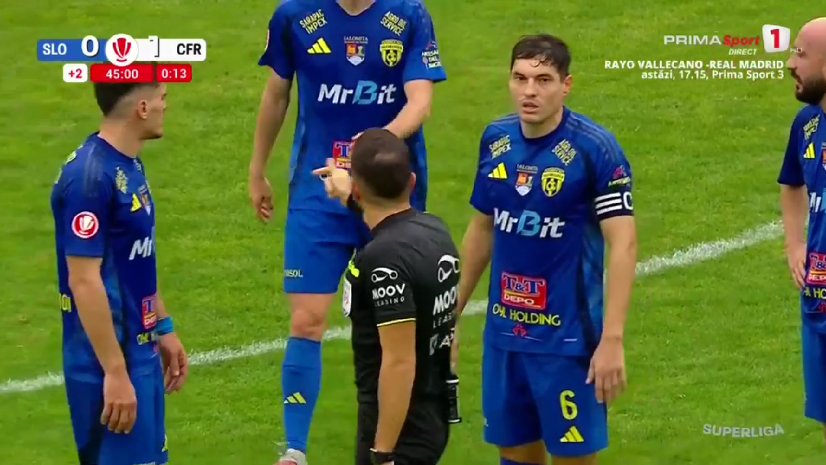 Camora a dezvăluit ce le-a spus „centralul” la faza controversată din Slobozia - CFR Cluj: „Trebuie să investim mai mult!”