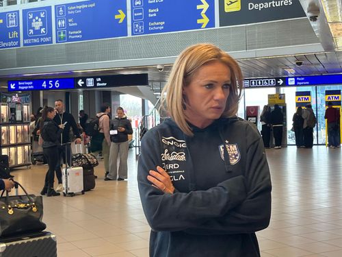 Iulia Curea a oferit declarații la întoarcerea în țară, după debutul în calitate de antrenor principal la CSM București.