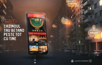 Cazinoul Betano, peste tot cu tine! Oferte "în cascadă" pentru luna decembrie