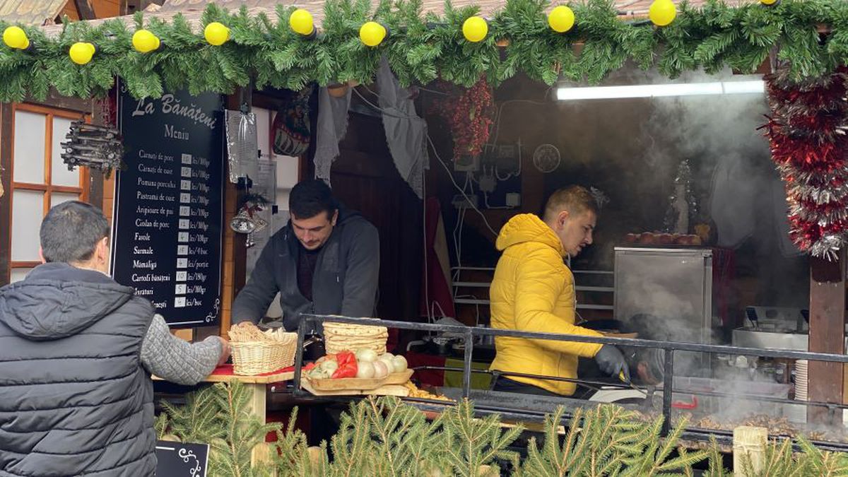 Liviu Ganea, la Târgul de Crăciun