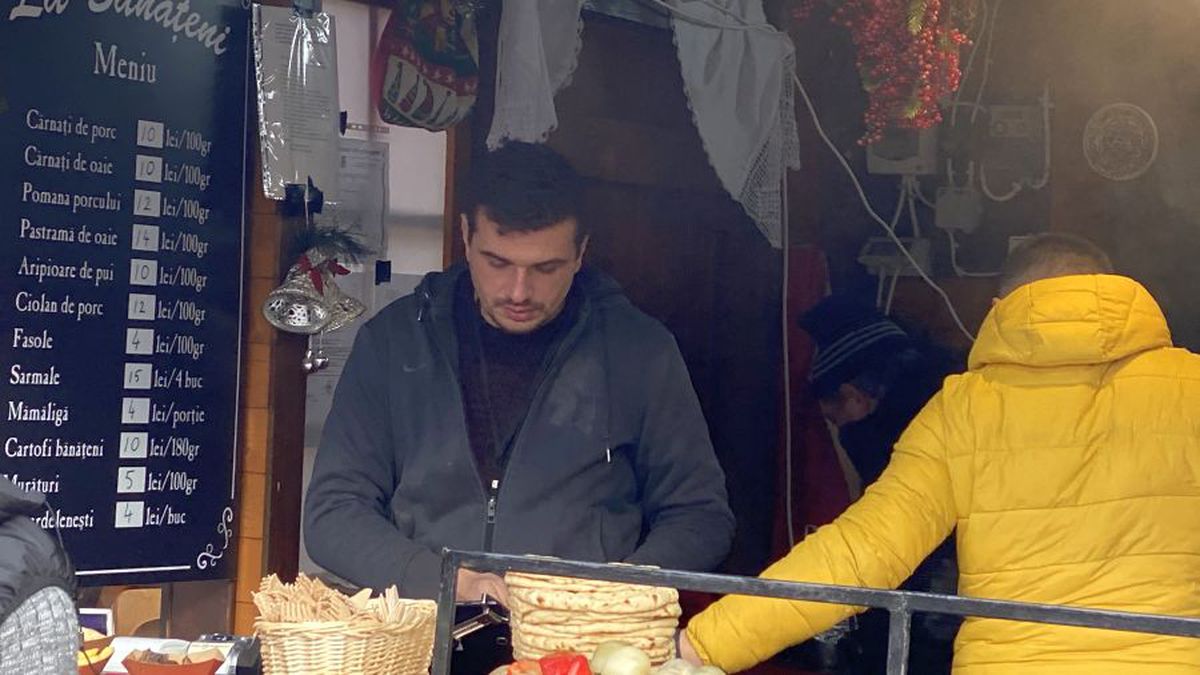 Liviu Ganea, la Târgul de Crăciun