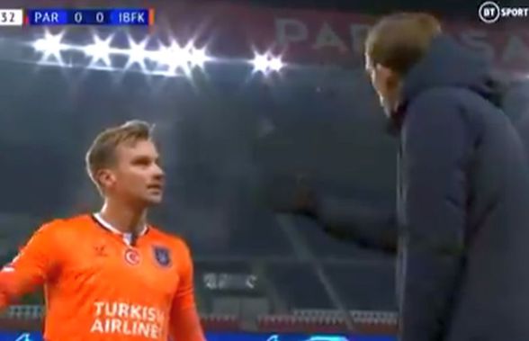 VIDEO Dialog aprins între Thomas Tuchel și un jucător al lui Istanbul Basaksehir: „L-ai auzit să spună asta? Calmează-te” vs. „A recunoscut!”