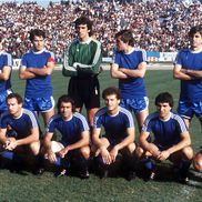 Echipa de start a Craiovei de la meciul cu Olimpiakos, din 1984