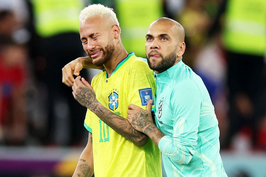 Neymar nu și-a putut stăpâni lacrimile duă eliminarea în fața Croației // foto: Guliver/gettyimages
