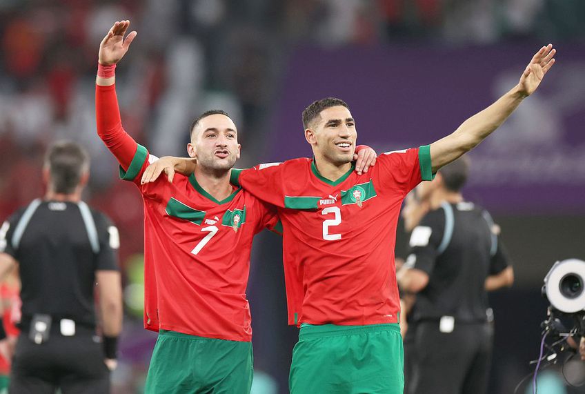 Maroc a trecut de Spania în optimile Campionatului Mondial // foto: Guliver/gettyimages