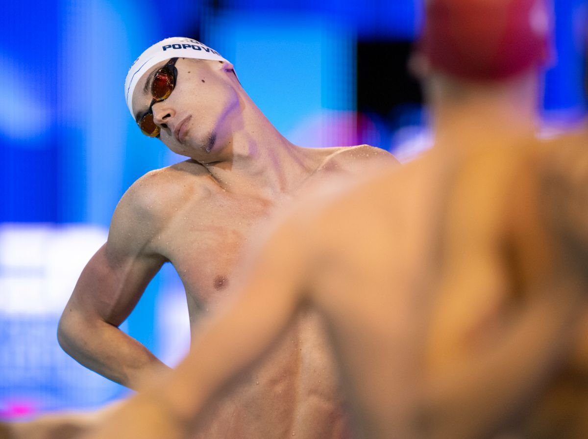 Ce a spus David Popovici după ce a terminat pe locul 4 la CE în bazin scurt de la Otopeni: „O zi care mă pregătește pentru concursurile foarte importante pentru mine”