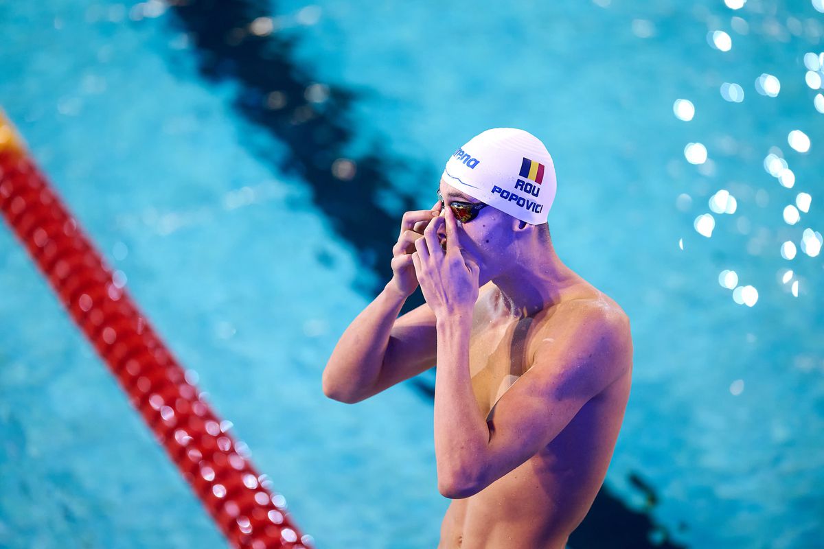 David Popovici, locul 4 la 200 m liber! Nu și-a apărat medalia din 2021 + S-a calificat în finala la 100 m liber