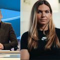 Mircea Badea și Simona Halep