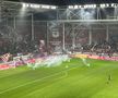 S-au aruncat torțe și petarde în Rapid - FC Voluntari