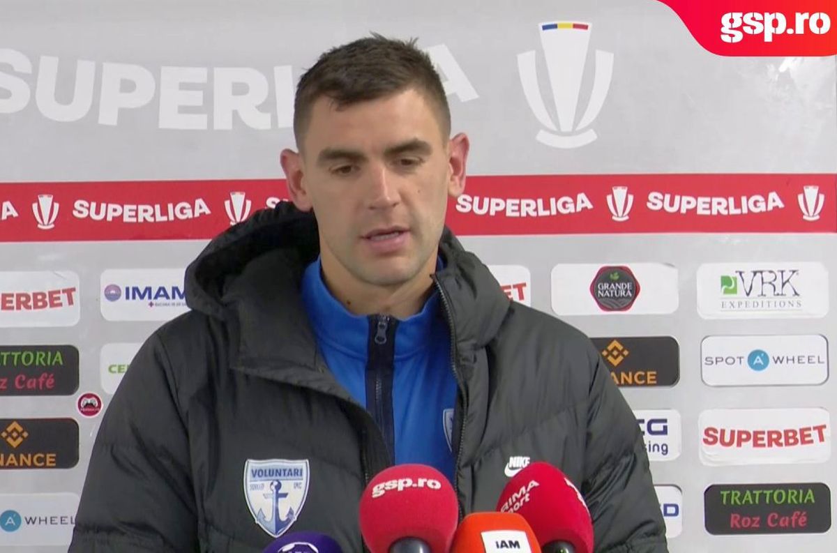 Cum au reacționat jucătorii de la FC Voluntari când au auzit că fanii Rapidului cântă pentru ei: „La final au fost aplauze sincere”