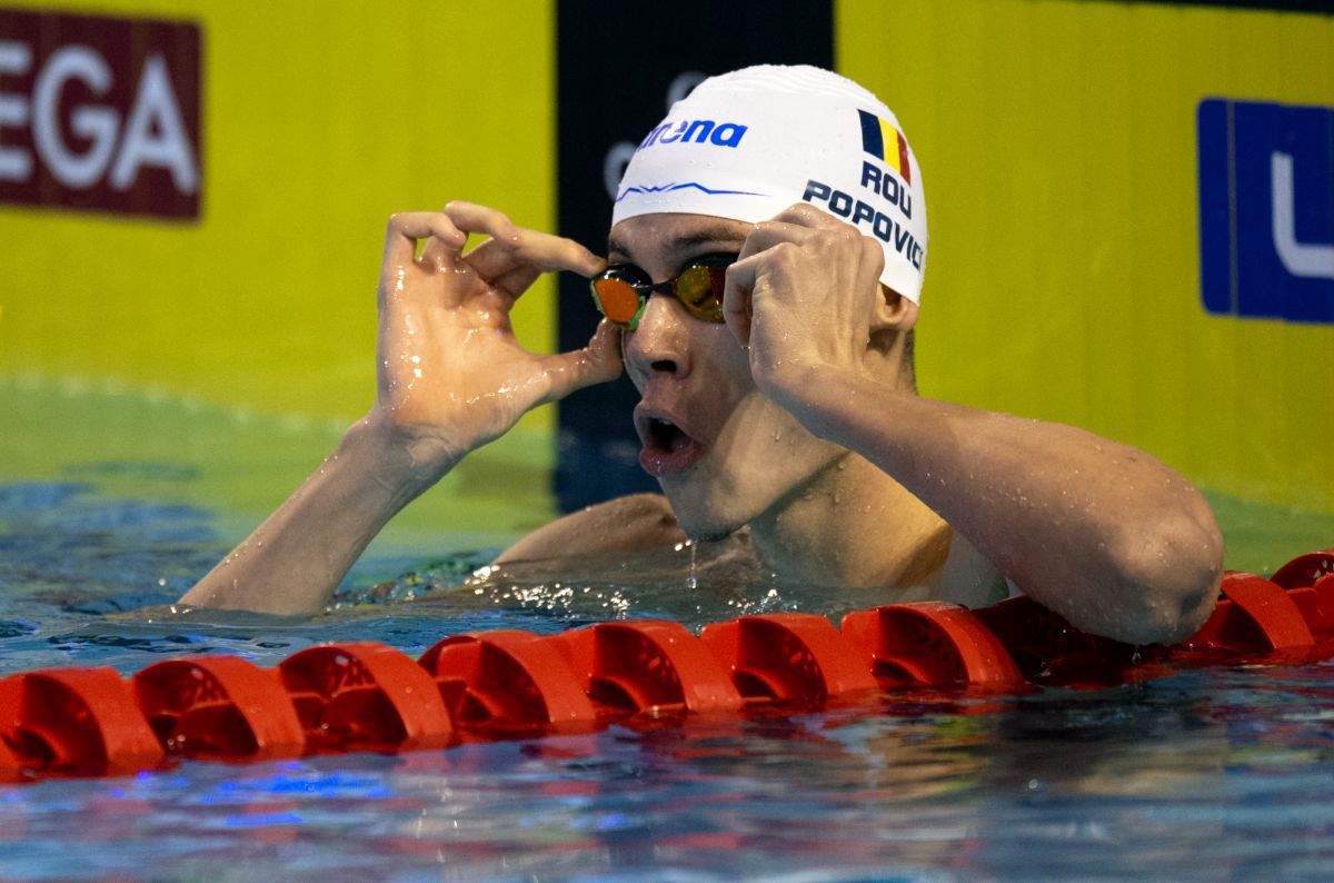 David Popovici, medalie de bronz în proba de 100 m liber la Campionatele Europene în bazin scurt » Robert Badea, locul 5 la 400 m mixt