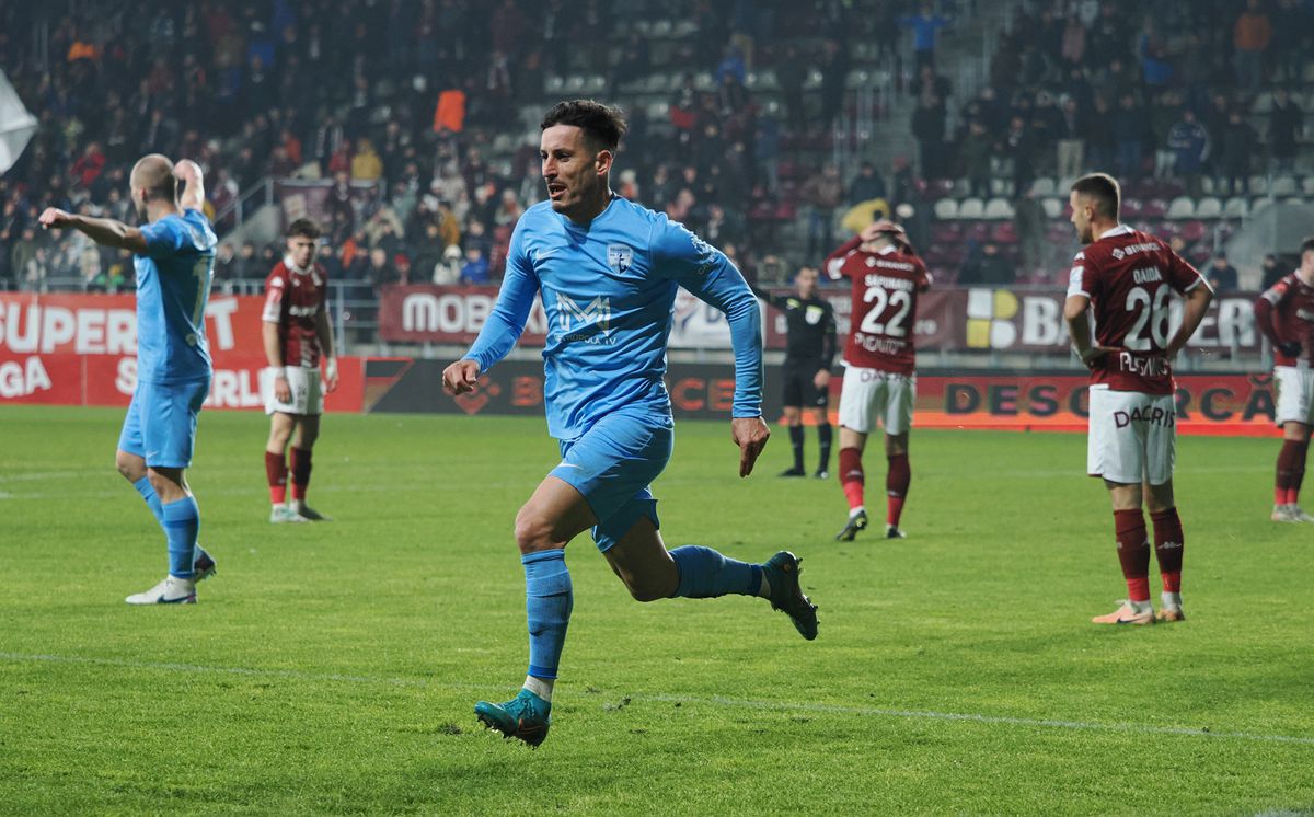 Rapid București - FC Voluntari - cele mai tari imagini ale duelului din Giulești - 12 decembrie 2023