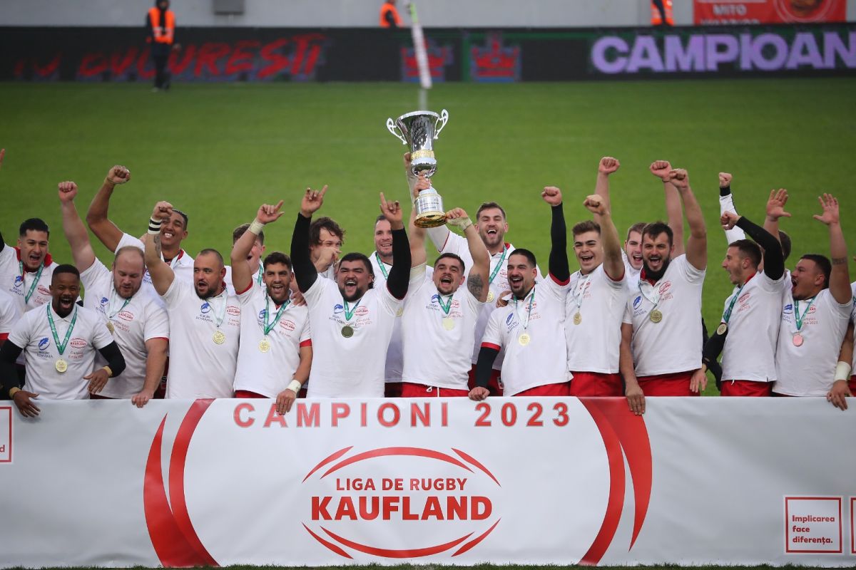 Dinamo, campioană națională la rugby! Buldogii o întorc pe Știința Baia Mare în ultimele minute și încheie seceta de 15 ani