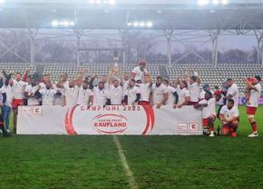 Dinamo, campioană națională la rugby! Buldogii o întorc pe Știința Baia Mare în ultimele minute și încheie seceta de 15 ani