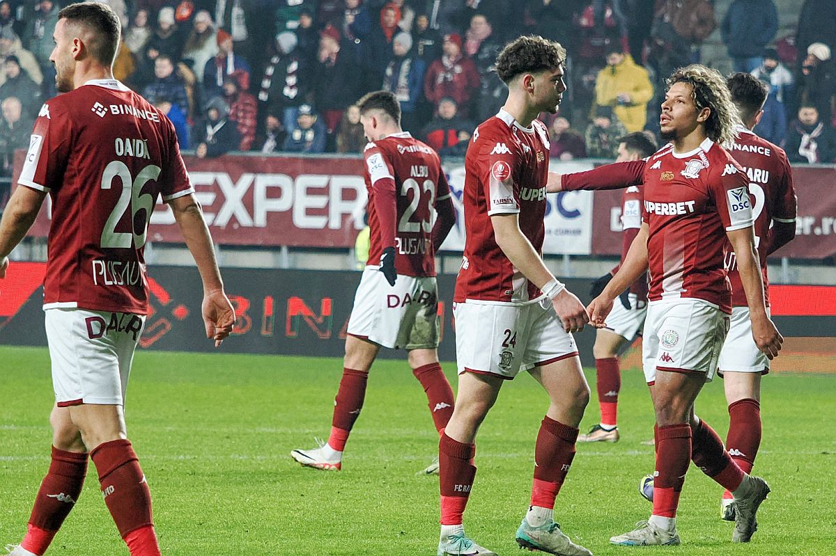 Rapid București - FC Voluntari - cele mai tari imagini ale duelului din Giulești - 12 decembrie 2023