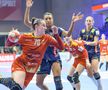 Andreea Popa, în acțiune la România - Suedia de la Euro 2024 de handbal feminin / FOTO: Imago