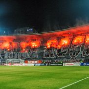 Atmosfera de la derby-ul Clujului / Sursă foto: Facebook@ U Cluj