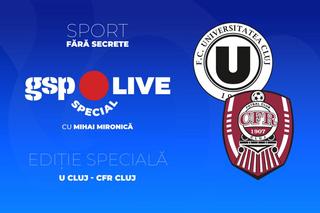 GSP Live Special » Derby-ul U Cluj - CFR Cluj se joacă și în studio! Mihai Mironică îi „arbitrează” pe Cristi Bud și Adrian Falub