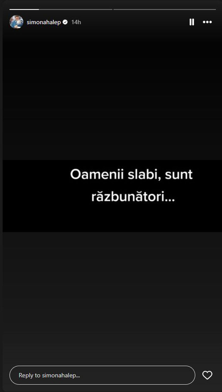 Mesajul postat în miez de noapte de Simona Halep după ce mai multe jucătoare i-au blocat revenirea în top: „Oamenii slabi sunt răzbunători...”