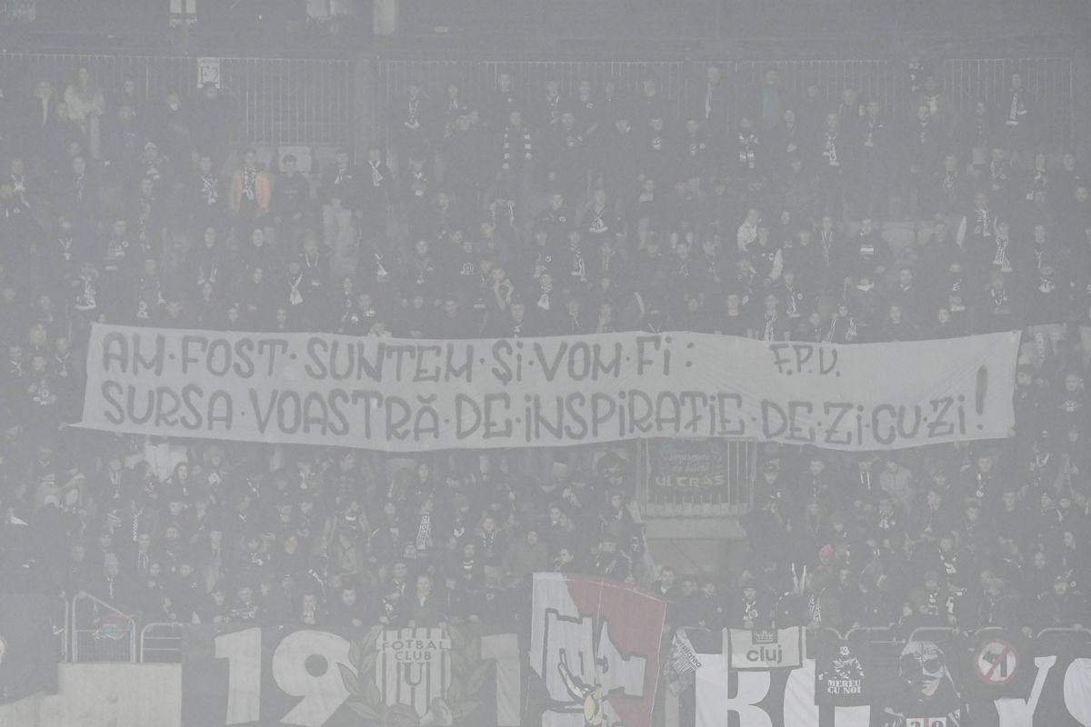 Atmosferă incredibilă la U Cluj - CFR Cluj / Foto: Imago
