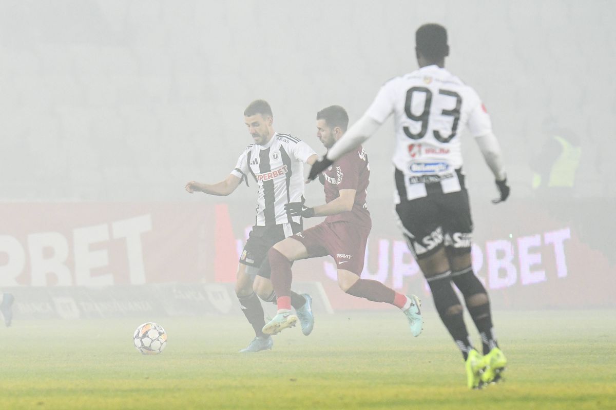 Atmosferă incredibilă la U Cluj - CFR Cluj / Foto: Imago