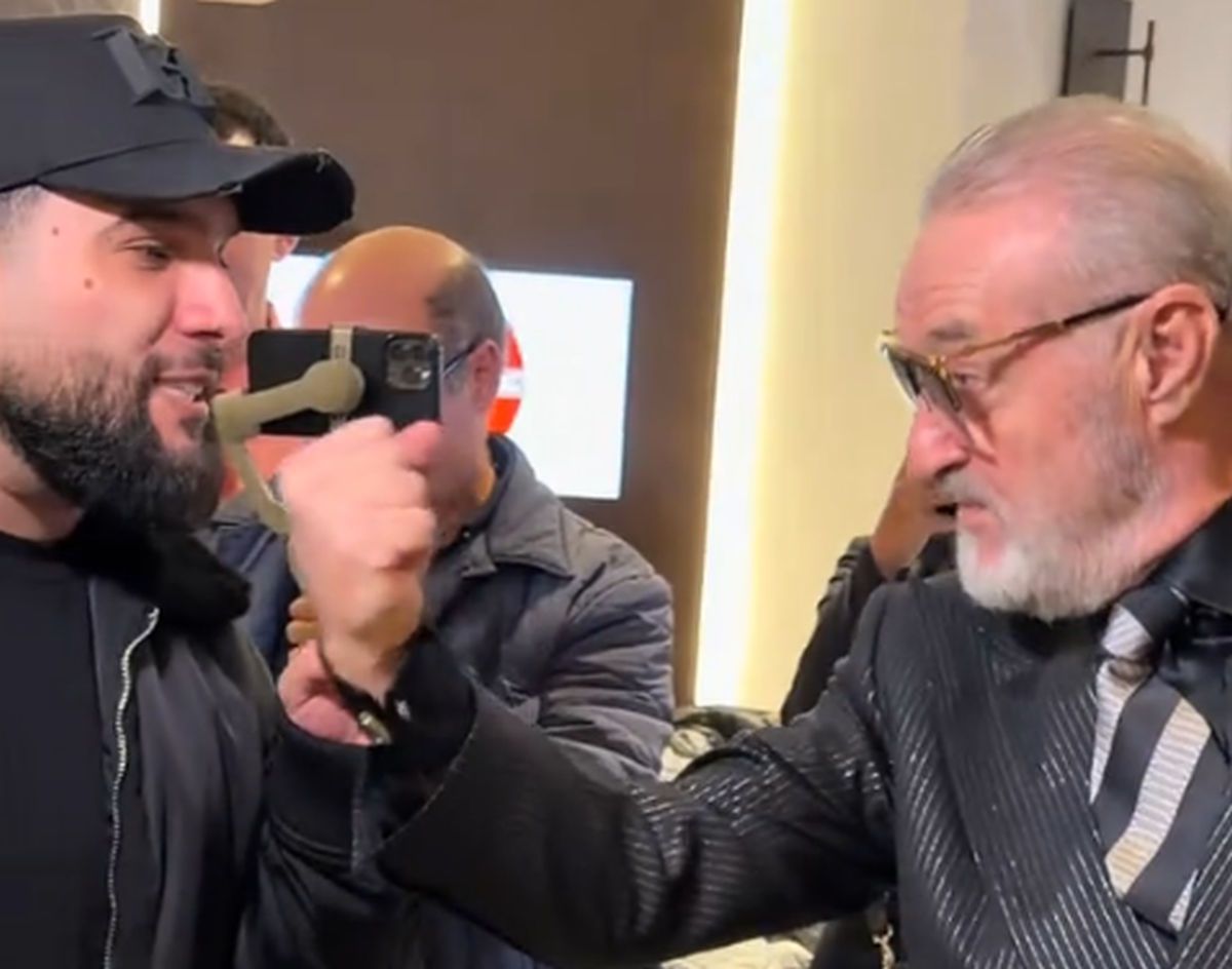 De pe TikTok, în viața reală » Gigi Becali a dat nas în nas cu manelistul Tzancă Uraganu și nu s-a putut abține