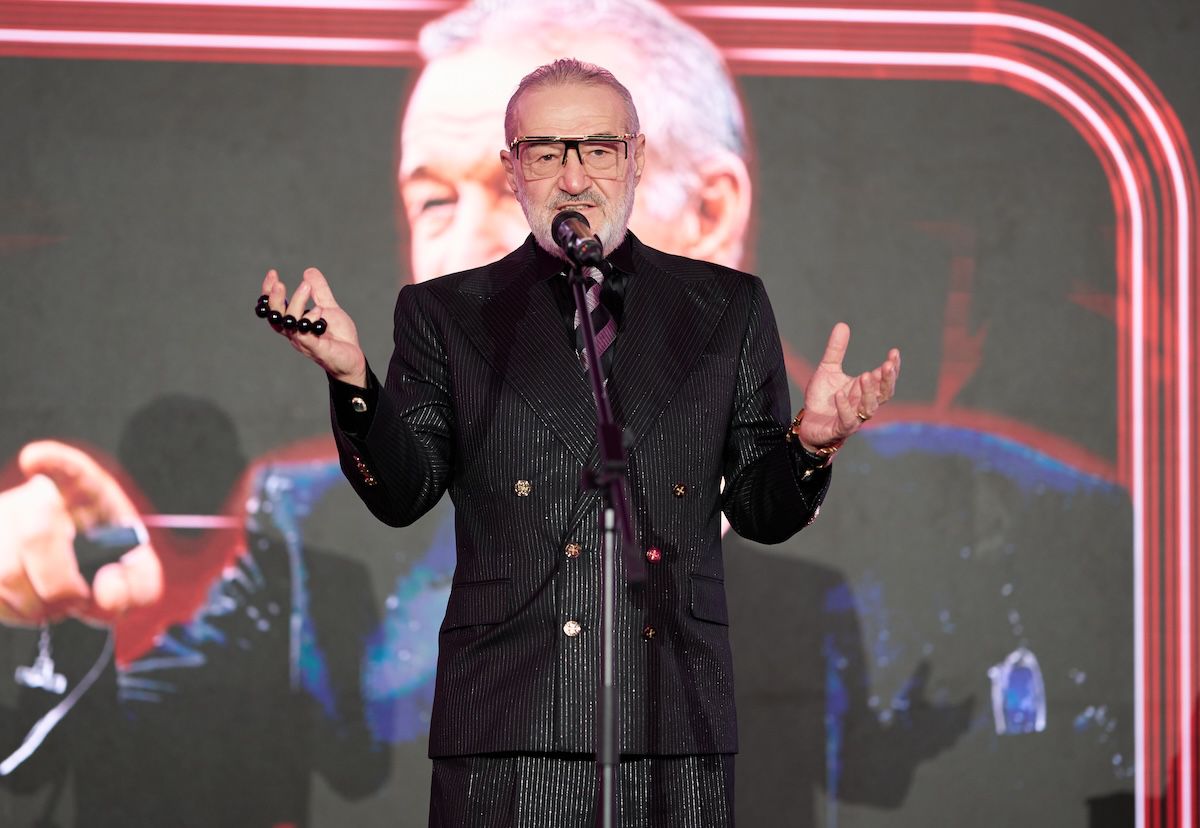 Gigi Becali a dat nas în nas cu manelistul Tzancă Uraganu