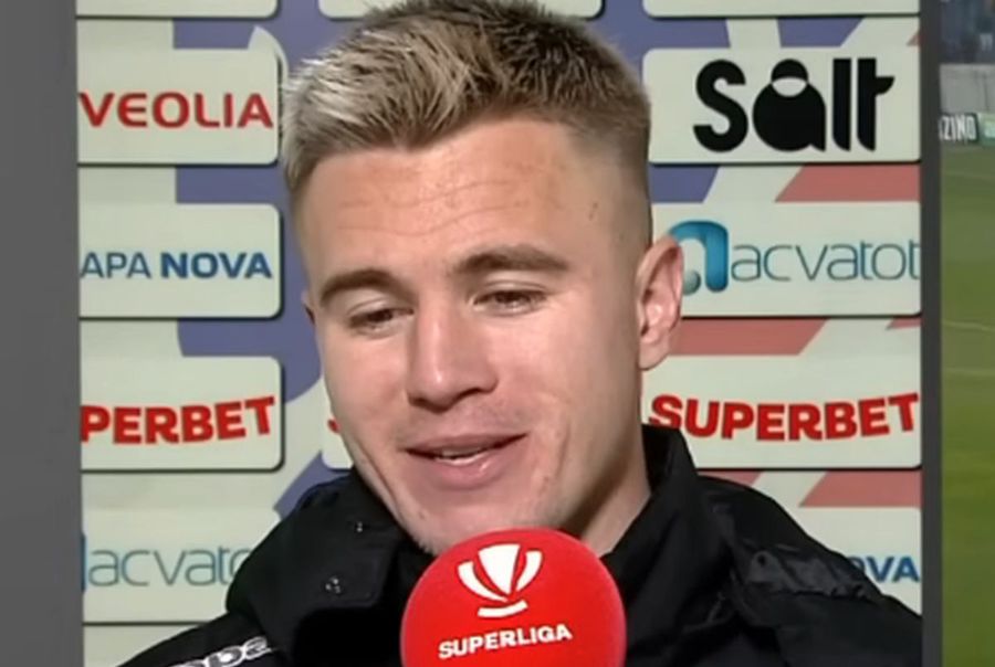 Claudiu Petrila zâmbea în timp ce-și explica ratarea Panduru a oferit reacția serii, în direct, după ratarea frapantă a lui Petrila