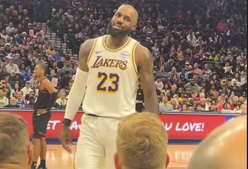 LeBron James, prestație remarcabilă în meciul Philadelphia - Lakers. Foto: Instagram