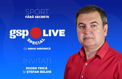 FCSB, în continuare în afara play-off-ului » Eugen Trică și Ștefan Beldie sunt invitații lui Mihai Mironică la GSP Live Special