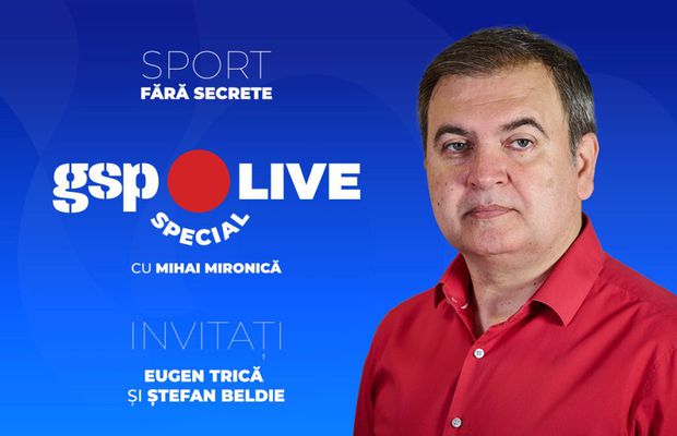 FCSB, în continuare în afara play-off-ului » Eugen Trică și Ștefan Beldie sunt invitații lui Mihai Mironică la GSP Live Special