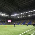 Stadionul din Astana a fost complet închis înaintea partidei de astăzi / Foto: Imago